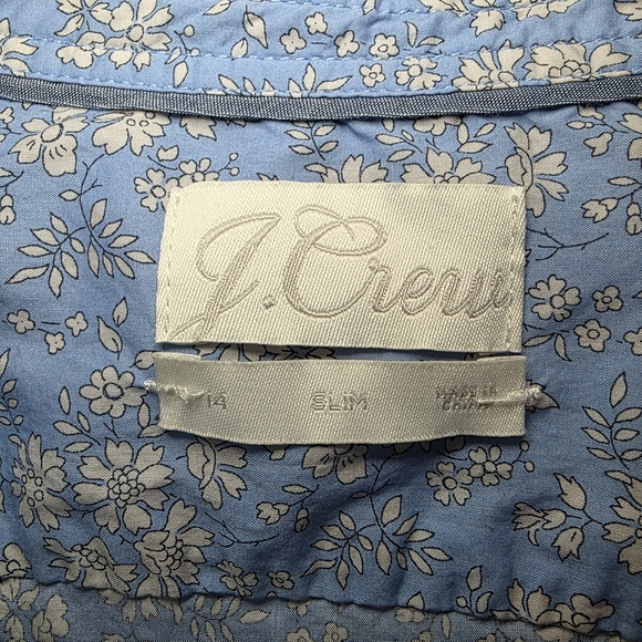J. Crew Slim-fit Shirt Liberty Capel Floral Button Down Women S - Picture 8 of 10